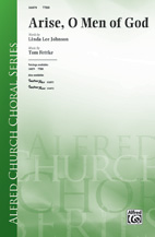 Arise, O Men of God TTBB choral sheet music cover Thumbnail